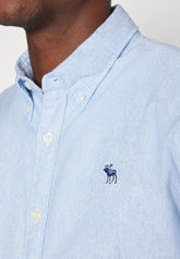 Camisa Oxford  Azul A&F