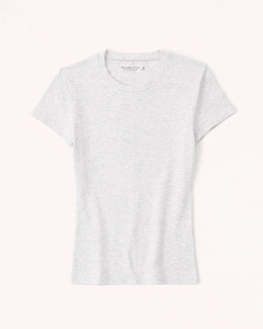 A&F Camiseta de bebê dobrável essencial