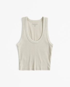 A&F Tanque Scoopneck Essencial