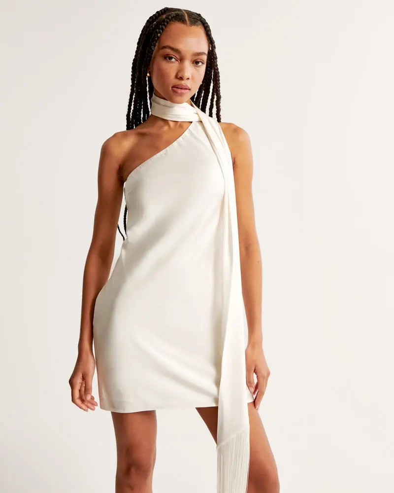 A&F Cachecol Slip Minivestido