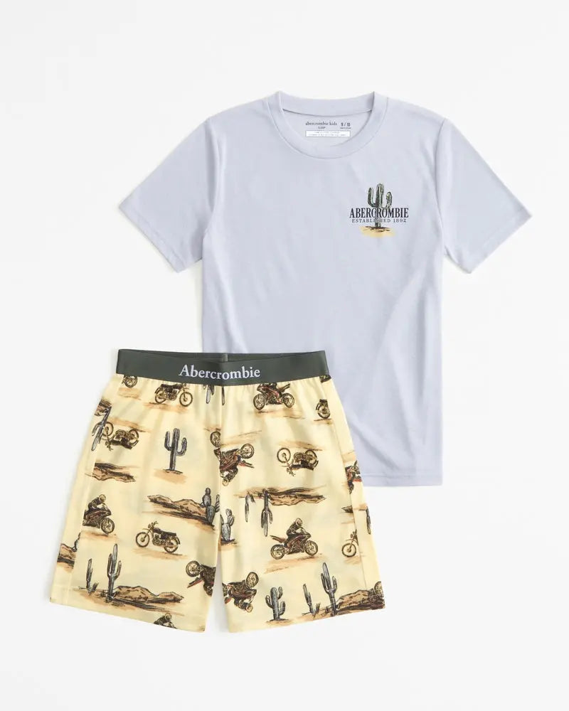 A&F conjunto de pijama shorts