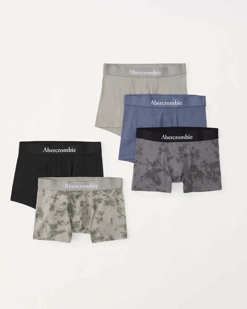 A&F cuecas kids boxer com 5 unidades