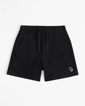 A&F infantil shorts essenciais de lã com ícone