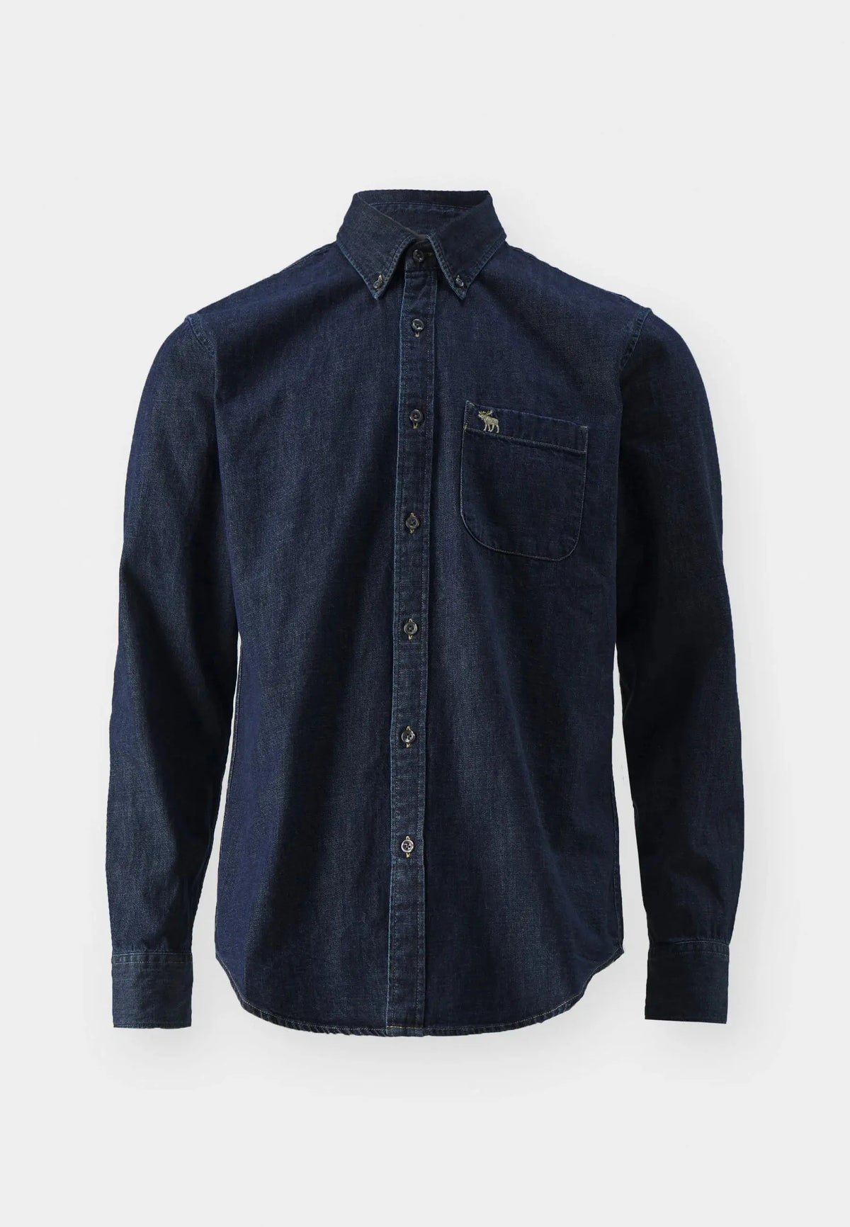 Camisa Oxford  Jeans Iídigo  A&F