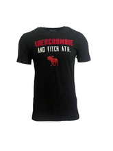 Camiseta A&F Masculina Ath Preta